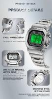 Reloj Digital de Moda para Hombres SANDA 2162 Funcionalidad Multifuncional Resistente al Agua - details 14