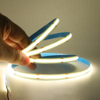 Cinta Flexible de Luz LED COB de Alta Densidad 384Leds/M Ancho 8MM XUNATA DC 12V 24V 3000K 4000K 6000K Blanco para Decoración de Habitación - details 11