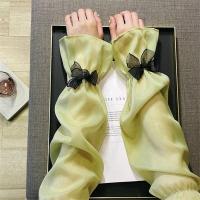 Protección Solar de Brazo Largo Cubiertas de Manga de Seda de Hielo sin Dedos para Verano Transpirable Cobertura de Brazo Deportiva y al Aire Libre - details 5
