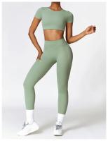 Pantalones de Yoga de Cintura Alta para Mujer Pantalones Deportivos Delgados y con Efecto Adelgazante Material de Nylon Ideal para Actividades al Aire Libre en Otoño e Invierno - details 7