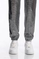 Pantalon décontracté para hombres, modo nouvelle, estampage à chaud, Harajuku, Hip Hop, fiesta de baile Disco, Streetwear, pantalon à cordon de serrage, boîte de nuit - details 11