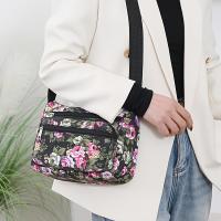 Bolso Cruzado de Lienzo con Estampado Floral Correa Ajustable, Cierre de Cremallera, Forro de Poliéster, Colores Mixtos, Mini Bolso de Hombro Casual para Mujeres Accesorio Casual - details 6