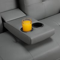 Sofá Cama Plegable de Poliéster 2 Plazas Soporte de Botella 167 X94 cm Max Capacidad 350 KG Gris - details 31