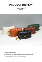 Nuevo bolso de mujer de piel de vaca de primera capa, bolso cuadrado pequeño de mensajero con cadena, ligero, de lujo, de alta gama, de viaje, de cuero genuino. - details 14