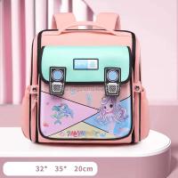 Nueva caricatura para estudiantes de 1 a 6 grados, mochila de gran capacidad, liviana, coleccionable y fácil de limpiar - details 5