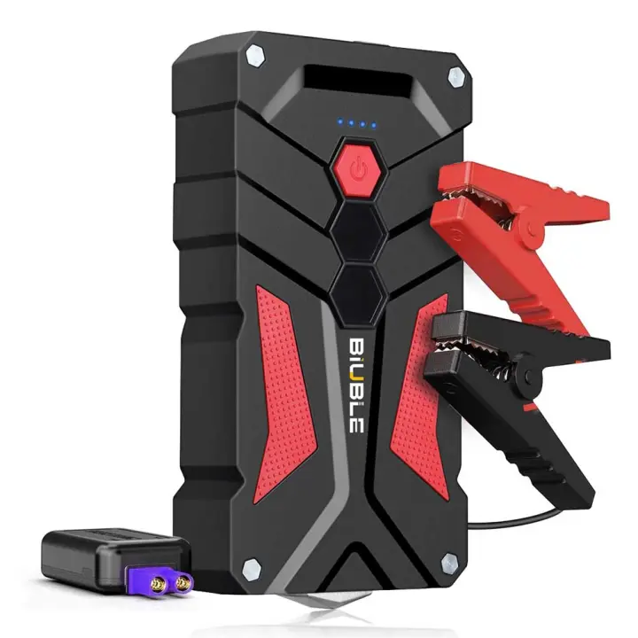 Arrancador de batería de coche, elevador portátil de 3000A, 12800mAh, 7,0l, GAS y 5,5l, diésel, dispositivo de arranque de emergencia - 1