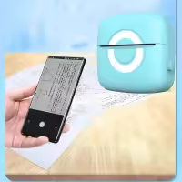 Mini impresora fotográfica portátil inalámbrica, BT, foto térmica para teléfono móvil iOS y Android, impresión sin tinta, regalo, notas de estudio, La - details 4