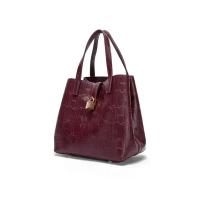 CHHC bolso de mano de las mujeres de la moda de lujo bolsa de cubo de gran capacidad elemento de la letra en relieve bolsa de la compra de las mujeres - details 13