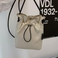 Bolso de lona con cordón de estilo coreano, bandolera de nailon de Color sólido, bolso de hombro, cartera, bolso para teléfono móvil, trabajador de oficina - details 7