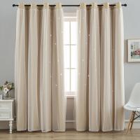 Cortinas de dormitorio opacas aislantes de doble capa con gafas de protección UV, 1 pieza - details 8