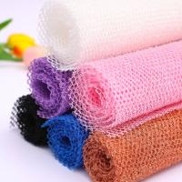 Esponja de baño de red africana de malla, absorbente de agua, depurador de ducha de espuma rápida, Toalla de baño exfoliante gruesa de secado rápido, 4 Uds. - details 1