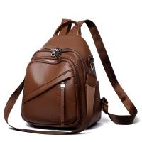 2025 nueva mochila de cuero casual para mujer, mochila de viaje versátil de estilo extranjero de gran capacidad - details 4