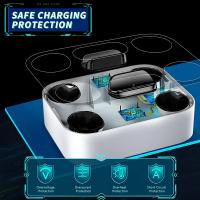 Controlador Inalámbrico USB Tipo-C Cargador Rápido Dual PS5 Estación de Carga para PS 5 DualSense Gamepad Inalámbrico Material Plástico Hecho en China Montaje en Escritorio - details 5