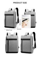 Mochila para ordenador portátil de gran capacidad para hombre, bolso de hombro informal, multifuncional, con carga Usb, impermeable - details 1