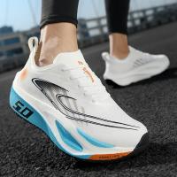 Zapatillas Deportivas para Hombre Planas Antideslizantes con Cojinera, Resistentes al Desgaste, Zapatillas de Correr Suaves en Malla Transpirable - details 3