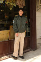 DAFEILI Vintage hombres Casual impermeable chaquetas de aviador moda de invierno abrigo grueso militar táctico Outwear - details 4