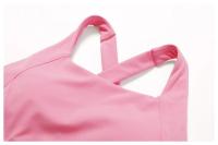 Conjunto de Yoga para Mujer en Rosa Traje Deportivo de Gimnasio con Leggings de Cintura Alta y Sujetador Deportivo de Espalda Cruzada Ropa de Yoga para Mujer Material Exterior de Nylon Adecuado para Primavera/Verano - details 23