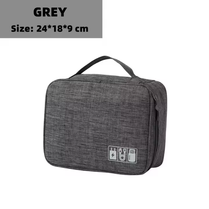 Bolsa de Almacenamiento Digital de Viaje Multifunción Accesorio de Carga de Auriculares con Disco Duro de Alta Capacidad - 1