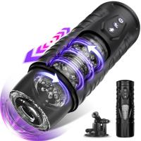 Masturbador masculino automático, Juguetes sexuales para hombres y adultos, juguete sexual masculino con 7 modos de empuje y 7 modos giratorios, coño de bolsillo - details 0