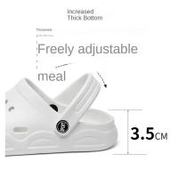 Nuevos modelos de pareja, zapatos con agujeros para mujer, ropa exterior de verano, sandalias informales ligeras para la playa, sandalias impermeables Baotou, zapatillas para hombre - details 5