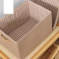 Caja de almacenamiento minimalista de estilo japonés, plegable con asa, caja de clasificación, cesta de almacenamiento creativa de gran capacidad, llave - details 5