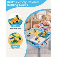 Juego de Mesa y Silla para Niños 320 Bloques de Construcción Todo en Uno - details 2
