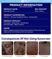 Disaar SPF90 protector solar loción bloqueadora solar hidratante suero protector solar nutritivo protección solar de larga duración - details 14