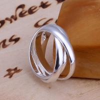 Andara Anillo de Plata Esterlina  Diseño de Tres Circuitos Ideal para Mujeres - details 3