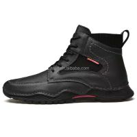 Marca de alta calidad Zapatillas De Baloncesto botas de invierno de piel para hombre precio bajo de fábrica de cuero casual - details 5