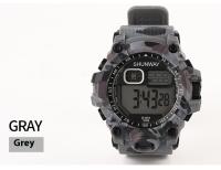 Reloj de Pulsera Electrónico de Moda para Hombres SHUNWAY Impermeable, Luz Nocturna, Deportes al Aire Libre, Camuflaje - details 13