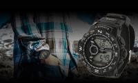 SHUNWAY Shengwei Student Simple impermeable deportes al aire libre brillo reloj electrónico hombres - details 1