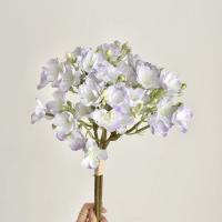 4 uds/paquete de flores de jazmín artificiales blancas, ramos artificiales decorativos DIY, flores falsas de plástico de simulación - details 12