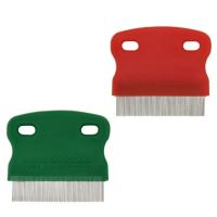Peine para Mascotas de Acero Inoxidable Cepillo Grueso para Eliminación de Pelo de Mascota - details 4