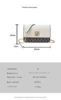 CH Multi Emed-Bolso cruzado clásico para mujer, bolso de hombro, marca de moda, diseño de Color puro, mochila de lujo de alta gama - details 0