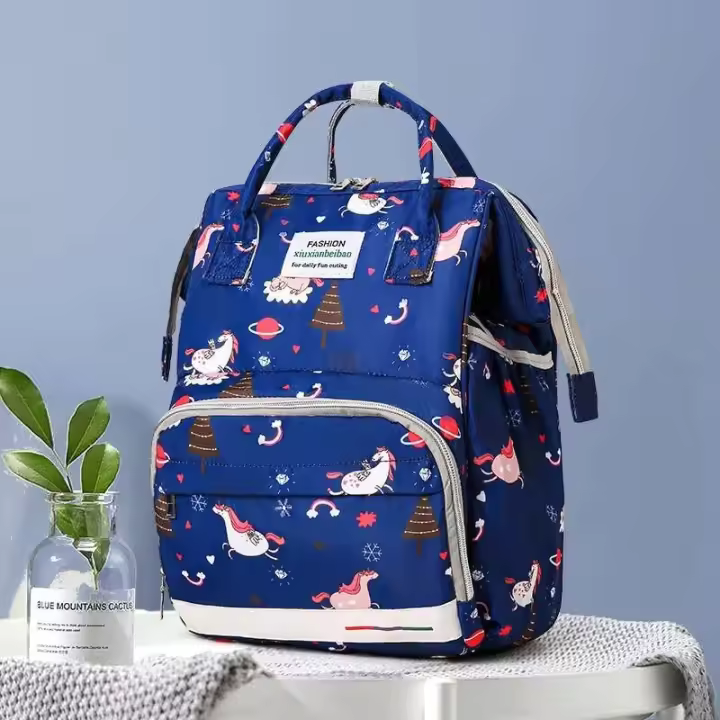 Mochila grande de tela Oxford impermeable para exteriores para madre e hijo, bolso para caminar Baoma, multifuncional, novedad de 2024 - 1
