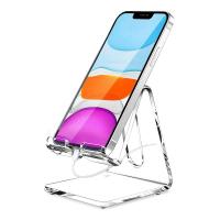 Carga universal del soporte del teléfono móvil de acrílico transparente en el escritorio - details 0