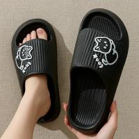 Zapatillas de verano antideslizantes Plataforma de baño con dibujo de oso - details 19