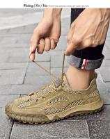 Nuevo Modelo 2025 Zapatos De Senderismo Transpirables De Malla Para Hombre, Zapatillas Deportivas Antideslizantes Para Exteriores, Escalada, Calidad De Lujo, Verano - details 9