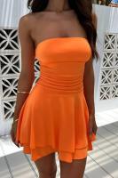 TARUXY-Mini vestido ajustado de cintura alta para mujer, informal, para vacaciones, con hombros descubiertos, Sexy, 2024 - details 8