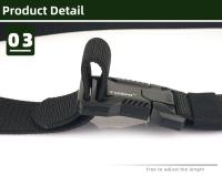Nuevo estilo cinturón táctico hebilla de aleación de aluminio cinturón de nailon elástico de entrenamiento herramientas para todo partido al aire libre liberación rápida - details 6