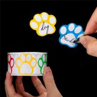 Pegatinas de Sello de Pie de Perro, Gato, Oso 500 Piezas Decoración de Regalo de Cumpleaños - details 12