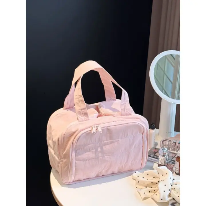 Nueva Bolsa de Cosméticos de Viaje Portátil de Alta Gama Organizador de Maquillaje de Gran Capacidad con Doble Apertura - 1
