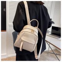Bolso mujer 2025 nueva mochila de cuero suave para mujer, mochila pequeña de viaje literario de moda bolso de mujer - details 22