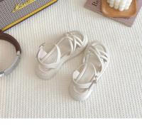 Sandalias de Verano para Niñas Ouwu Estilo Boho Dulce para Pies de Playa Moda Escolar Gladiador - details 4