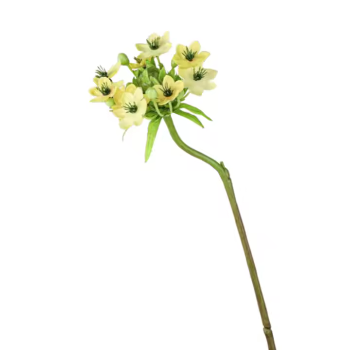 DIY florero decoración de lujo flores artificiales rama tacto Real flor falsa grande planta verde realista sala de estar balcón - 1