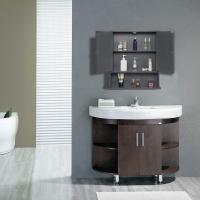 Cocina Mueble Suspendido Espejo Mueble Pared baño Espejo Estante Mueble Joyero Mara 56 x 58 x 13 cm Gris - details 1