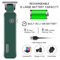 Kemei-cortadora de pelo profesional para hombre, máquina cortadora de pelo eléctrica con hoja en T de 0mm, maquinilla de afeitar para Barba, corte de pelo, KM-5098 - details 1