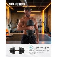 Juego de mancuernas ajustables, con barra adicional, 20KG, 30 KG, para hombres y mujeres, Entrenamiento de fitness, Levantamiento de pesas en el gimnasio de casa - 1 Par - details 2