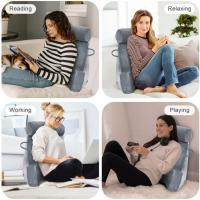 Almohada de Lectura para Cama, Almohada para Reposo en la Cama con Cuello Desmontable y Brazos para Sentarse en la Cama o el Respaldo, Almohada de Lectura Espalda para Trabajar Relajarse - details 4