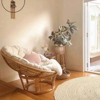 Cojín de Sofá Relajante para Jardín y Interior Estilo Columpio Colgante Muebles de Madera Rattan Adorno para Silla sin Silla 1 Pieza - details 2